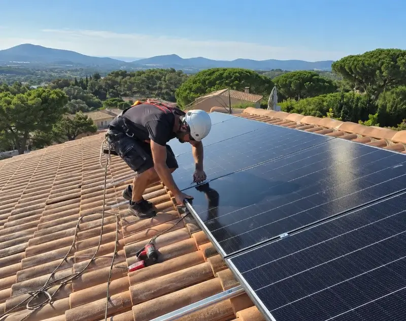 Installateur panneaux solaires Sainte-Marie-la-Mer — pose photovoltaïque sur toiture